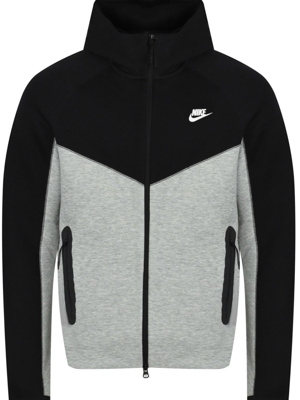 Nike Sportswear Tech Fleece Full Zip Hoodie Grey Heather S FB7921-064 NWT $145